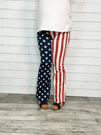 Judy Blue American Flag Flares-Lola Monroe Boutique