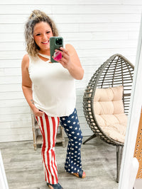 Judy Blue American Flag Flares-Lola Monroe Boutique