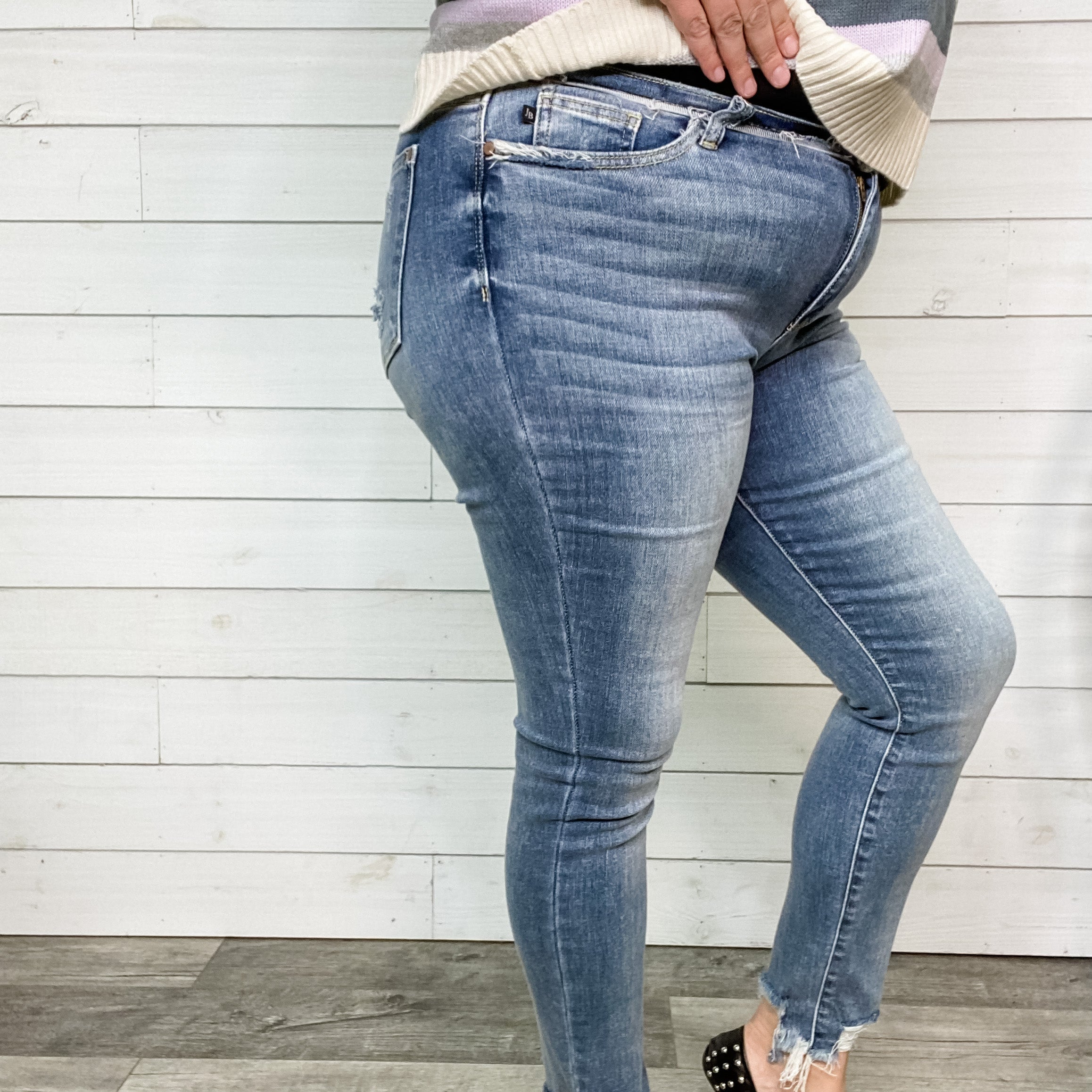 Judy Blue "And then some" Skinny Jeans-Lola Monroe Boutique