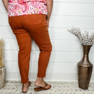 Judy Blue "Aubie" Auburn Orange Joggers-Lola Monroe Boutique