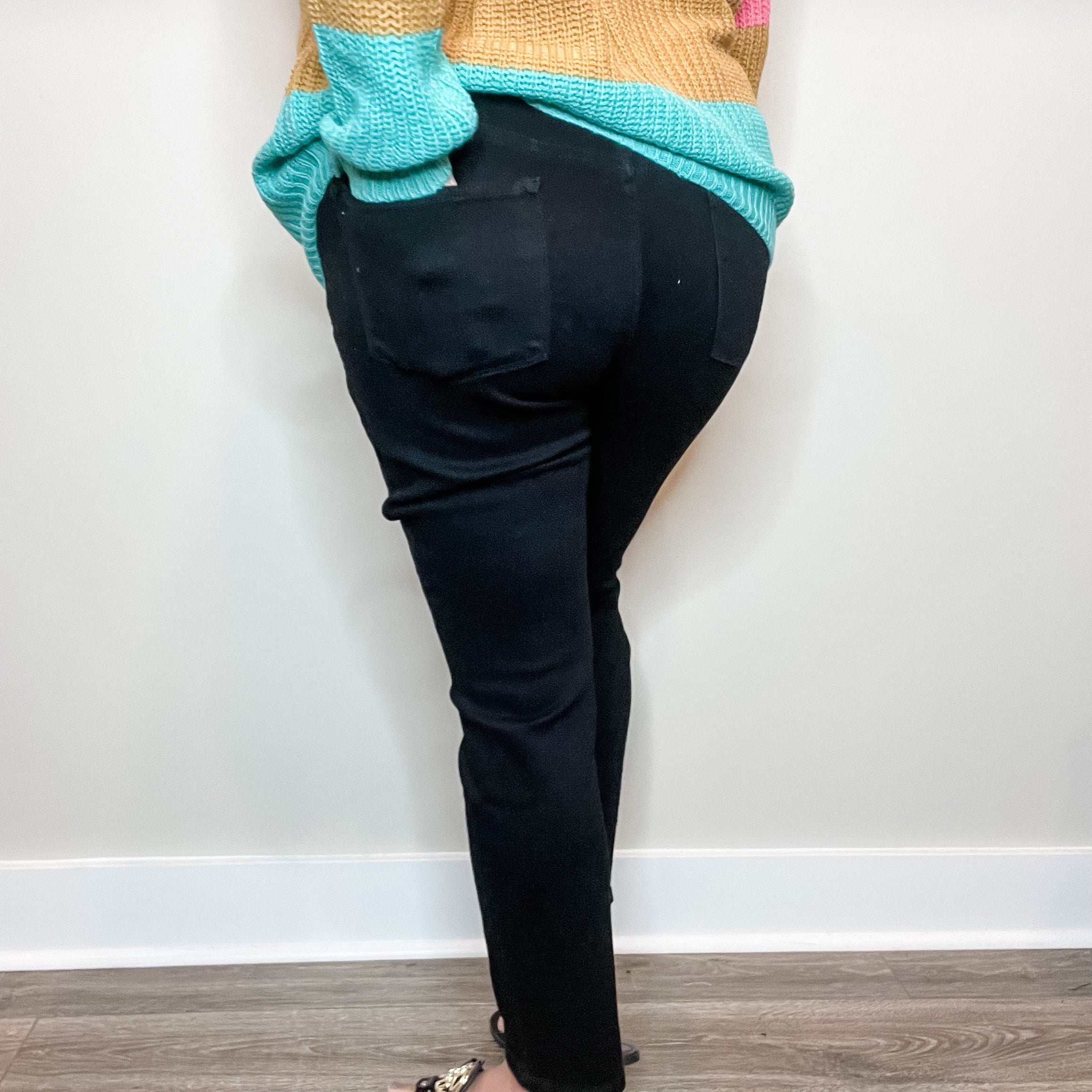 Judy Blue "Black Beauty" Slim Fit Jeans-Lola Monroe Boutique