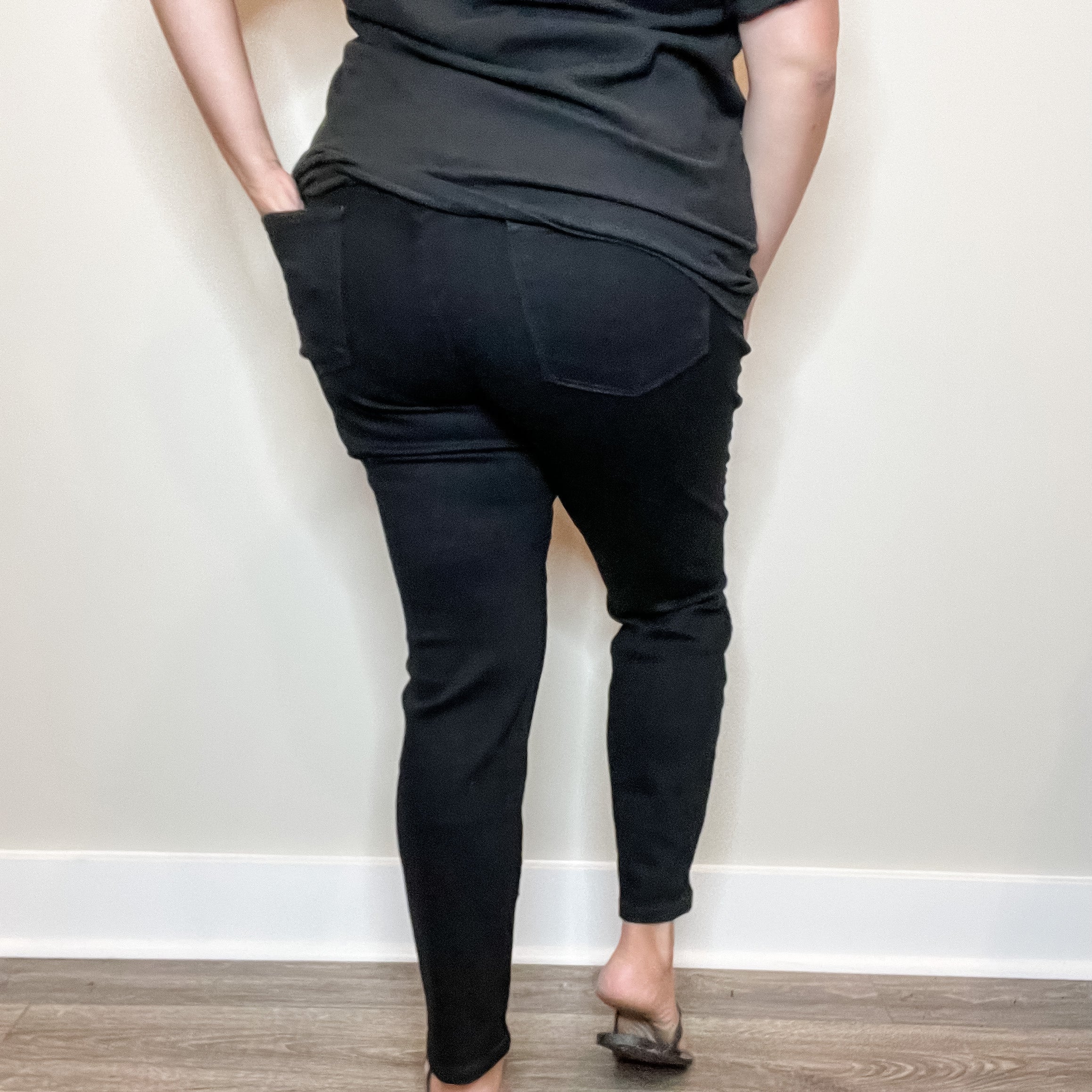 Judy Blue "Black Beauty" Slim Fit Jeans-Lola Monroe Boutique