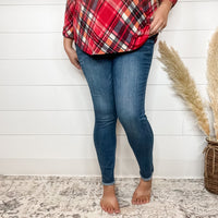 Judy Blue "Boom Chicka" Tummy Control Side Slit skinny jeans-Lola Monroe Boutique