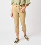 Judy Blue "Bullseye" Khaki Capris-Lola Monroe Boutique