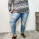 Judy Blue "Catch You Outside" Destroyed Skinny Jeans-Lola Monroe Boutique