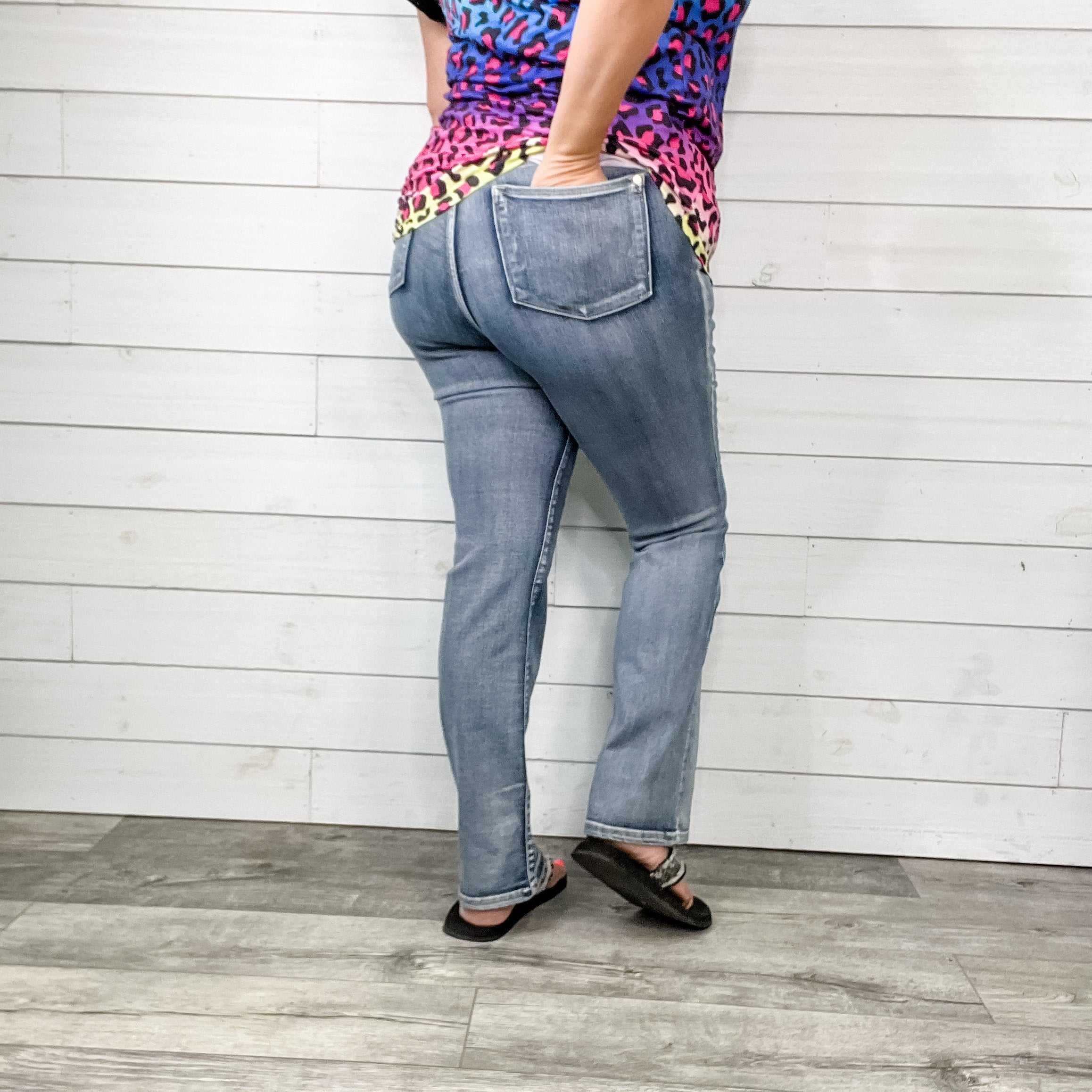 Judy Blue "Cats Meow" Bootcut Jeans-Lola Monroe Boutique