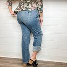 Judy Blue "Chumba Wamba" Wide Straight Leg Jeans-Lola Monroe Boutique