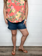 Judy Blue "Cold In Here" Tummy Control Cooling Denim Shorts-Lola Monroe Boutique