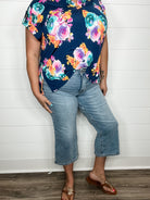 Judy Blue "Cool Runnings" Cooling Denim Wide Leg Crops-Lola Monroe Boutique