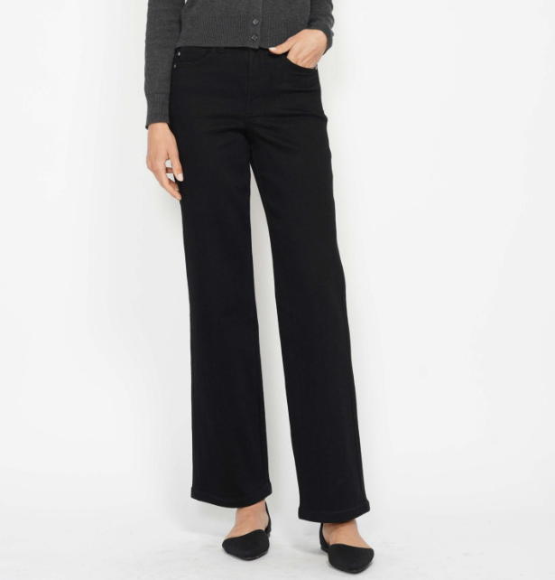 Judy Blue "Dark Shadows" Black Tummy Control Straight Leg Jeans