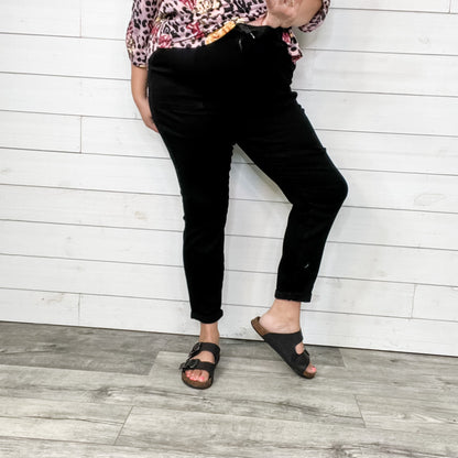Judy Blue "Dark Side of the Moon" Black Jogger