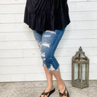 Judy Blue "Date Night" Capris-Lola Monroe Boutique