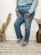 Judy Blue "Dizzy" Distressed Straight Leg-Lola Monroe Boutique