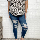 Judy Blue "Don't Call it a Comeback" high rise cropped distressed jeans-Lola Monroe Boutique