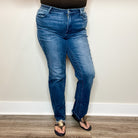 Judy Blue "Double the Fun" Straight Leg Jeans-Lola Monroe Boutique