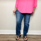 Judy Blue "Double the Fun" Straight Leg Jeans-Lola Monroe Boutique