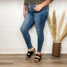 Judy Blue "Down Home" Buttonfly Skinny Jeans-Lola Monroe Boutique