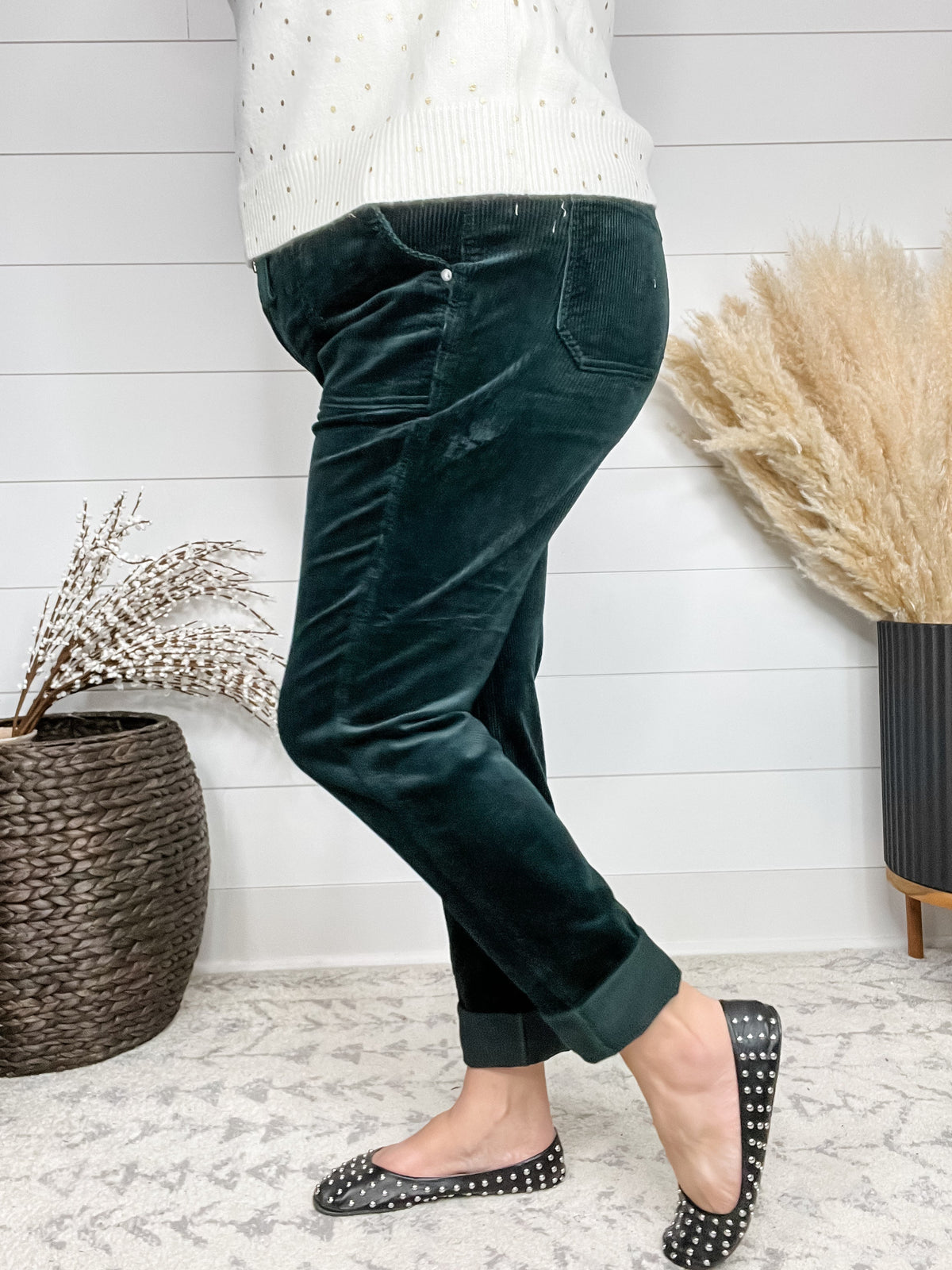 Judy Blue "Emerald City" Corduroy Joggers