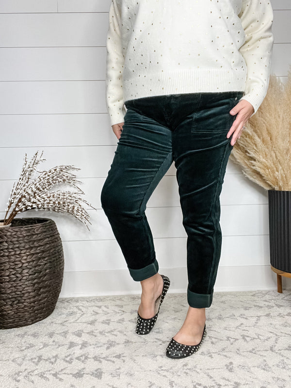 Judy Blue All The Way Cargo Cuffed Joggers (0-24W)