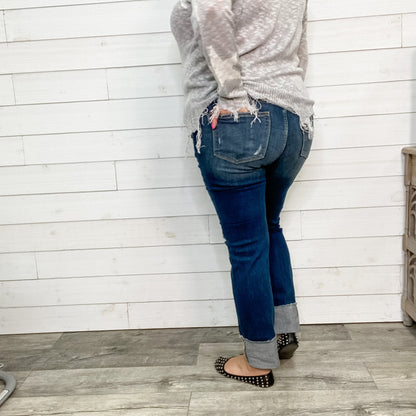 Judy Blue "Fall Vibes" Straight Leg Jeans