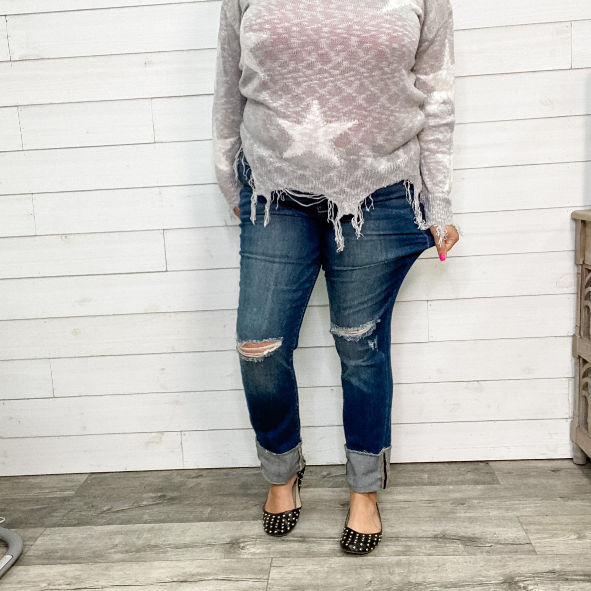 Judy Blue "Fall Vibes" Straight Leg Jeans