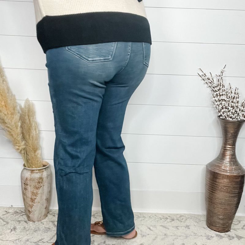 Judy Blue "Far West" Straight Leg Jeans