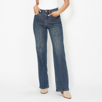 Judy Blue "Far West" Straight Leg Jeans