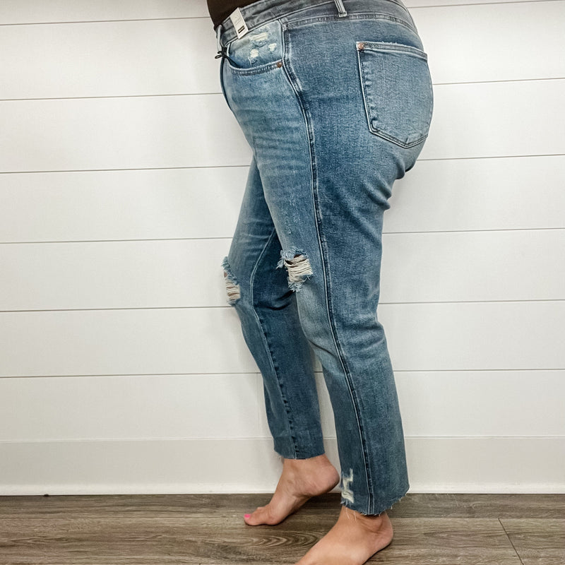 Judy Blue "Fit Right In" Rigid Magic Jeans-Lola Monroe Boutique
