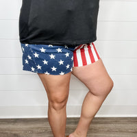 Judy Blue "Flag Shorts"-Lola Monroe Boutique