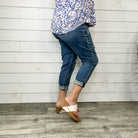 Judy Blue "Girl Scout" Denim Patch Relaxed Fit Jeans-Lola Monroe Boutique