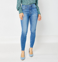 Judy Blue "Girls Night Out" Tummy Control Skinny Jeans-Lola Monroe Boutique