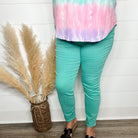 Judy Blue "Go Fish" Aqua Slim Fit Jeans-Lola Monroe Boutique