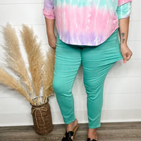 Judy Blue "Go Fish" Aqua Slim Fit Jeans-Lola Monroe Boutique