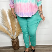 Judy Blue "Go Fish" Aqua Slim Fit Jeans-Lola Monroe Boutique