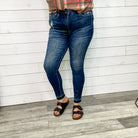 Judy Blue "Good and Gone" Tummy Control Skinny Jeans-Lola Monroe Boutique