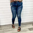 Judy Blue "Good and Gone" Tummy Control Skinny Jeans-Lola Monroe Boutique