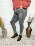 Judy Blue "Grey is The New Black" Tummy Control Skinny Jeans-Lola Monroe Boutique