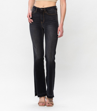 Judy Blue "Heart Like A Truck" Black Bootcut Jeans