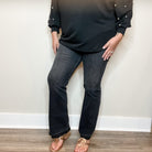 Judy Blue "Heart Like A Truck" Black Bootcut Jeans-Lola Monroe Boutique