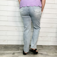 Judy Blue "Hey Arnold" Tummy Control Straight Leg Jeans-Lola Monroe Boutique