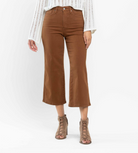 Judy Blue "Hump Day" Camel Tummy Control Wide Leg Crops-Lola Monroe Boutique