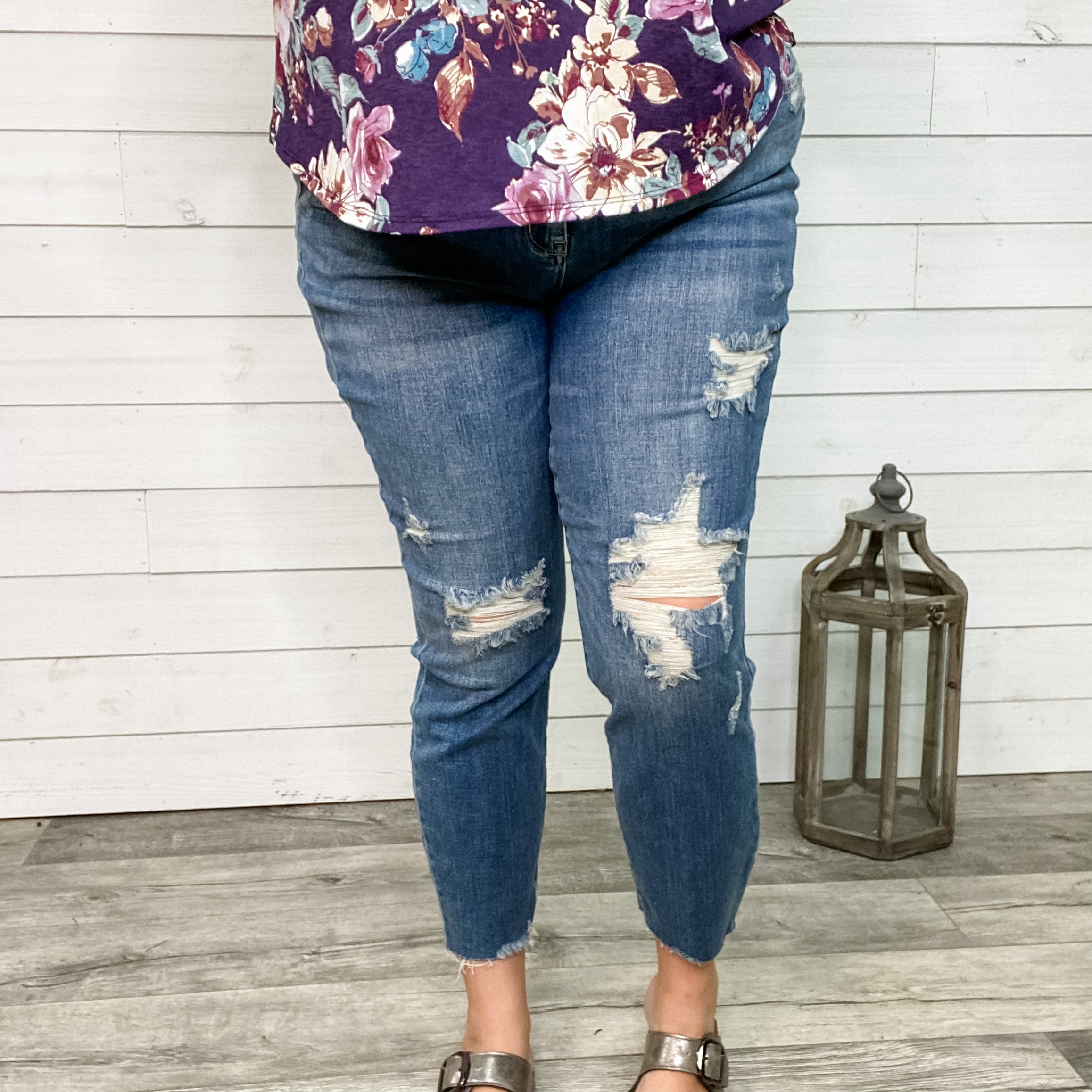 Judy Blue "It's Your Birthday" Relaxed fit jeans-Lola Monroe Boutique