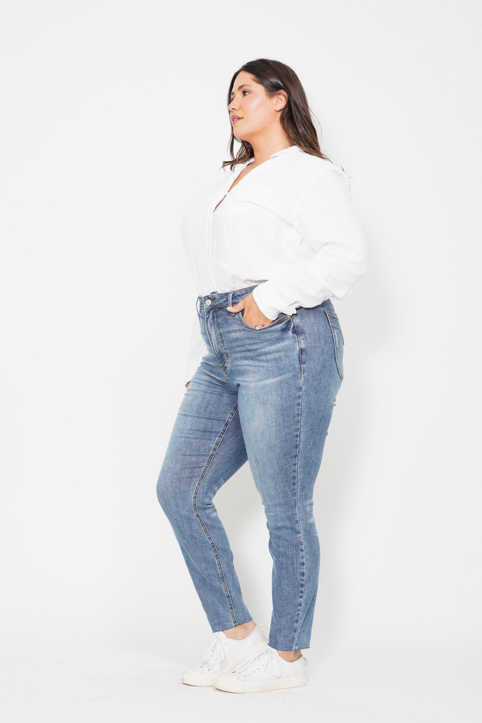 Judy Blue "Juicy Georgia" Tummy Control Skinny Jeans-Lola Monroe Boutique