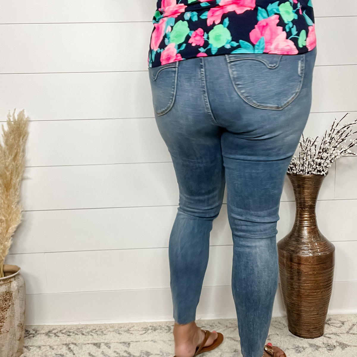 Judy Blue "Juicy Georgia" Tummy Control Skinny Jeans-Lola Monroe Boutique