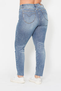 Judy Blue "Juicy Georgia" Tummy Control Skinny Jeans-Lola Monroe Boutique