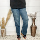 Judy Blue "Kinda Snarky" Tummy Control Straight Leg Jeans-Lola Monroe Boutique