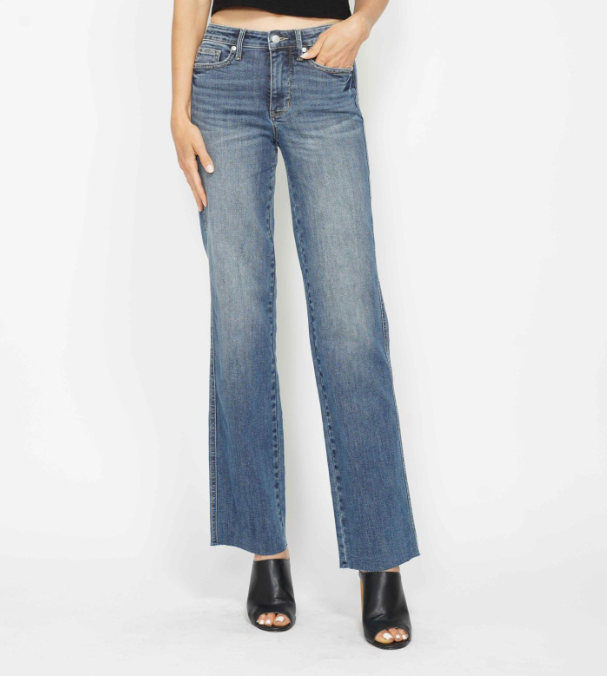 Judy Blue "Kinda Snarky" Tummy Control Straight Leg Jeans