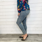 Judy Blue Lace Patch Skinny Jeans-Lola Monroe Boutique