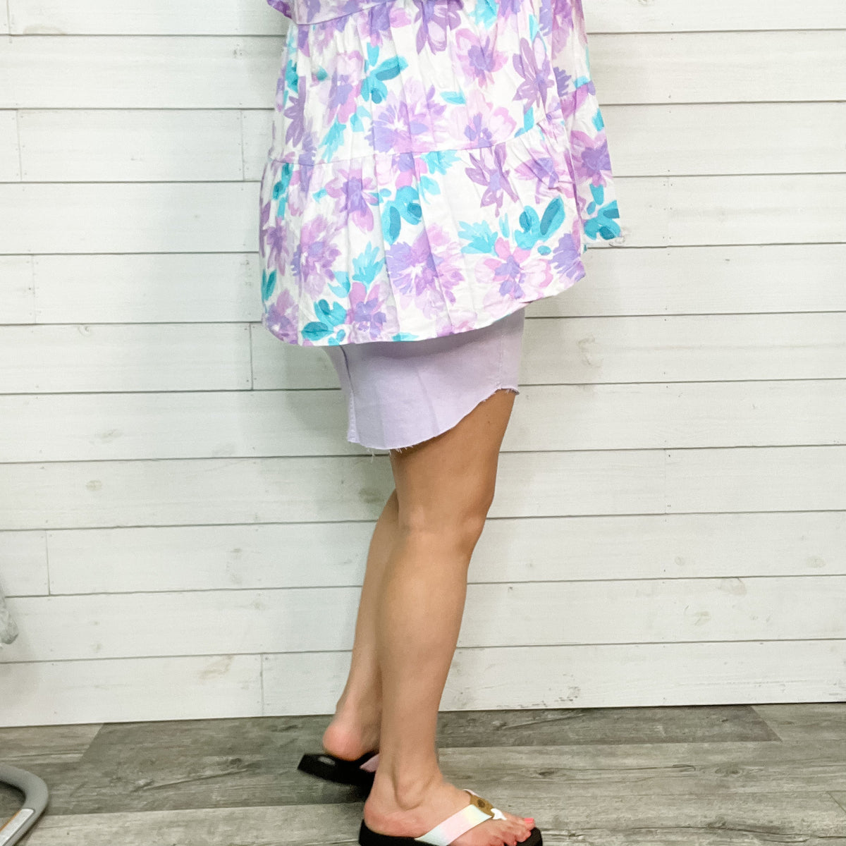 Judy Blue Lavender Skirt-Lola Monroe Boutique