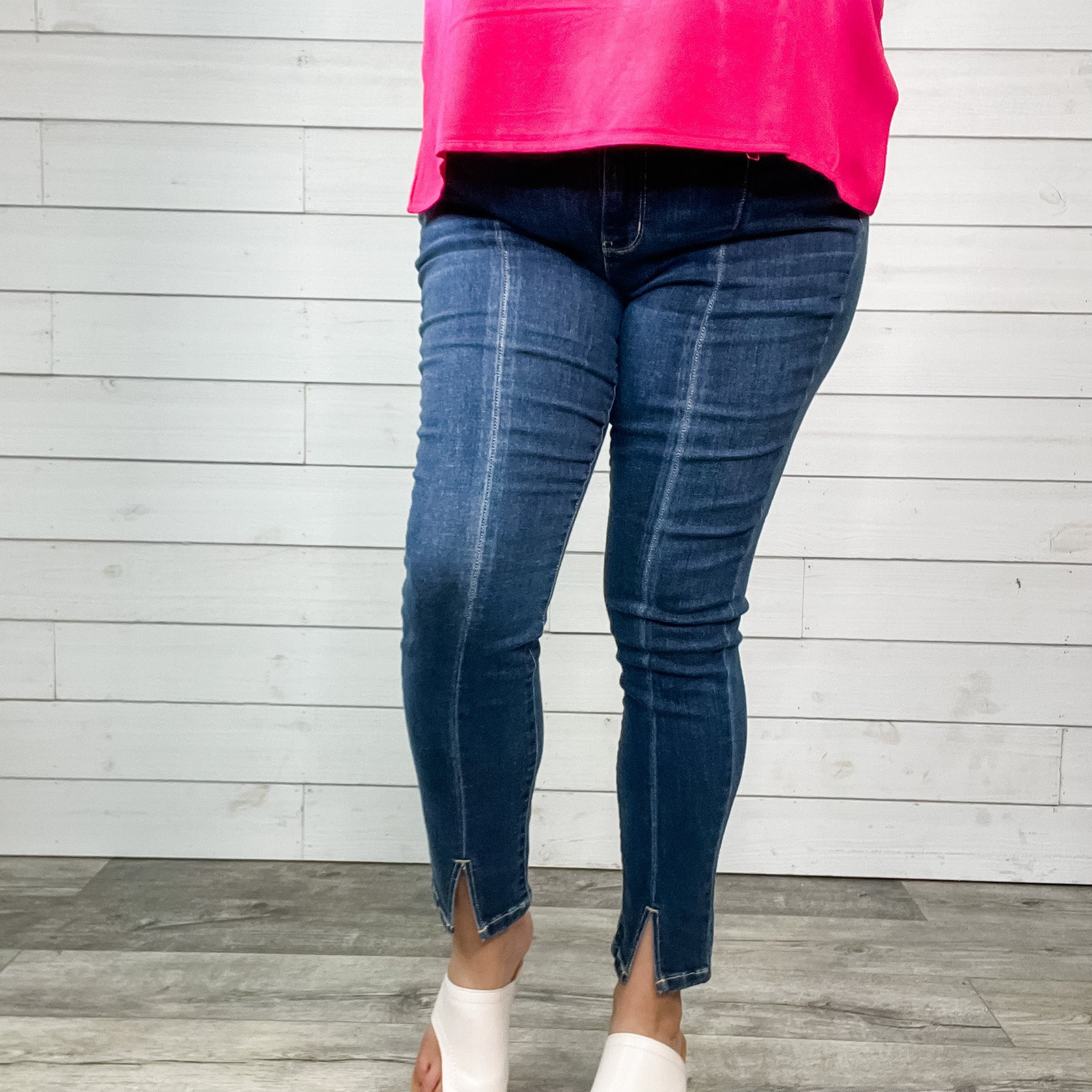 Judy Blue "Line Dance" Skinny Jeans-Lola Monroe Boutique